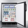 Accucold 24" Wide All-Refrigerator FF7LBLK